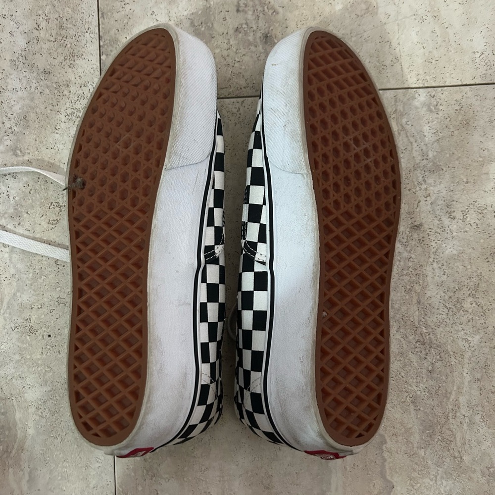 Checkered Vans -like new!!!
